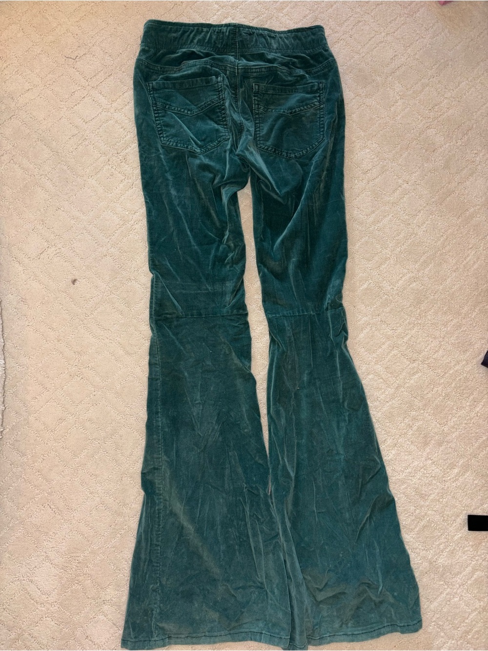 Free people Women’s Flared Corduroy Jeans in Teal - Picture 2 of 3